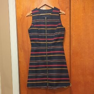 Tommy Hilfiger Navy Striped Mini Dress